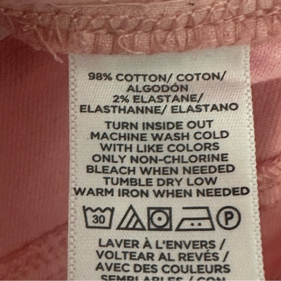 Loft High Rise Skinny Jeans Pink Curvy Fit - Picture 7 of 7